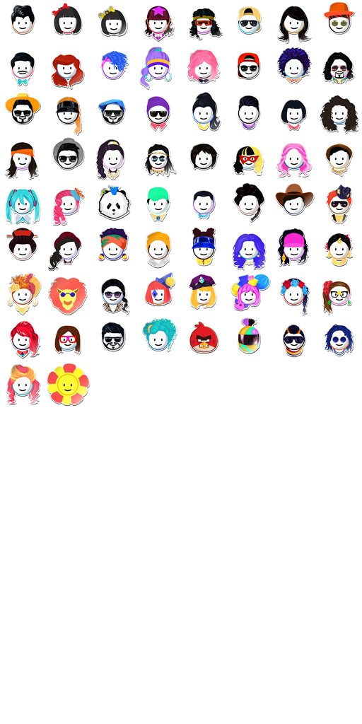 Just Dance 2016 Avatars