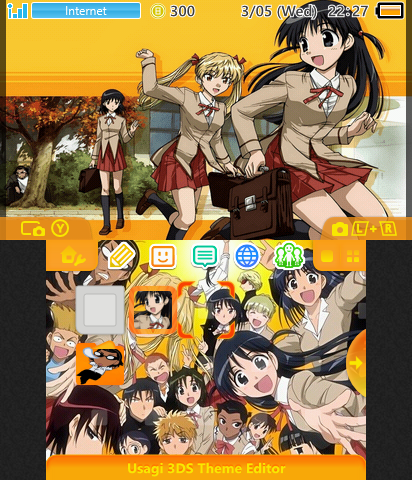 school rumble orange theme