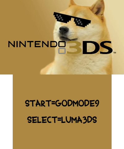 Doge 3DS splash