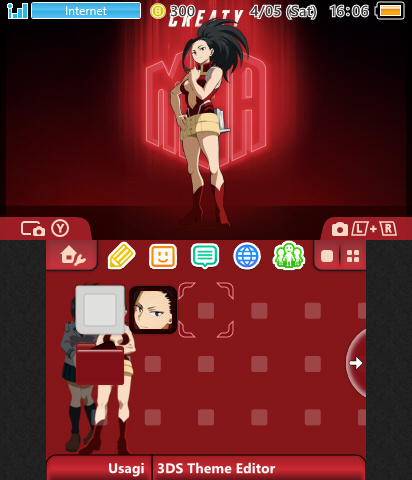 momo yaoyorozu (Red Theme)