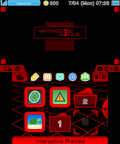 Virtualboy 3DS™ XL Theme