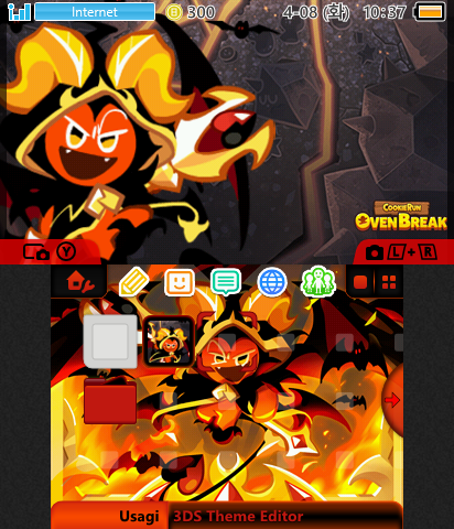 Horns of Gold Devil Cookie