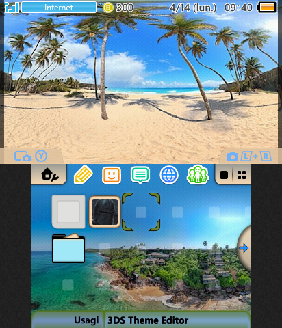 tropical island and beach