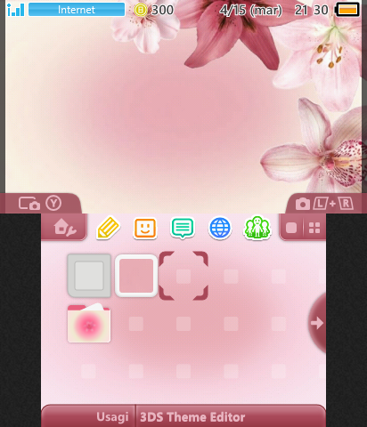 Pink Flower Theme