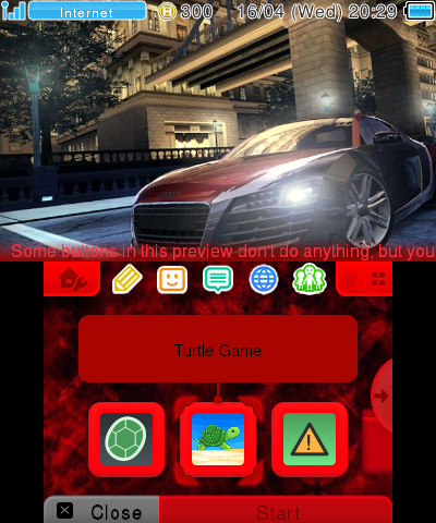 NFS Carbon Theme Exotic