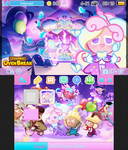 Cream Unicorn Cookie