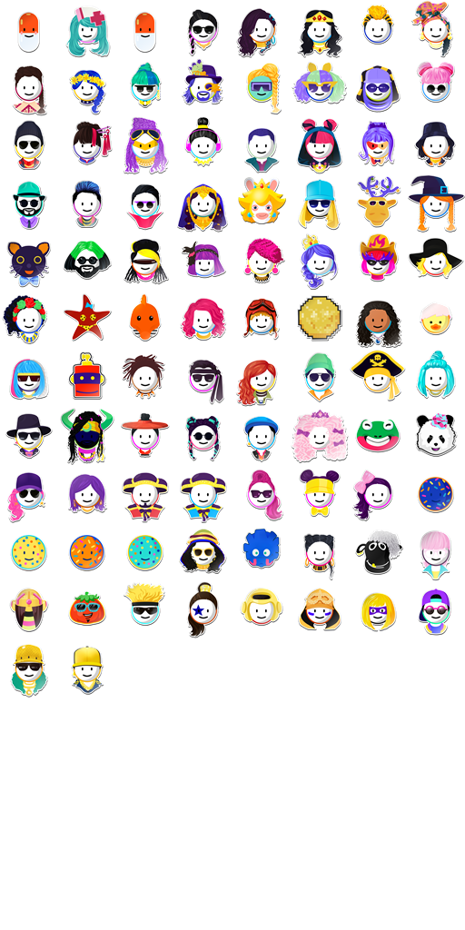 Just Dance 2018 Avatars