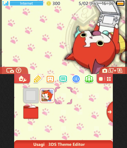Jibanyan Invert Theme