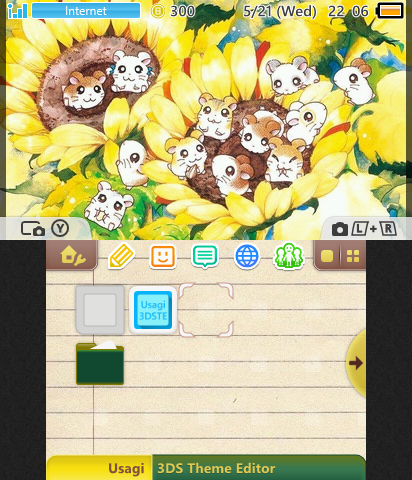Hamtaro Garden Theme