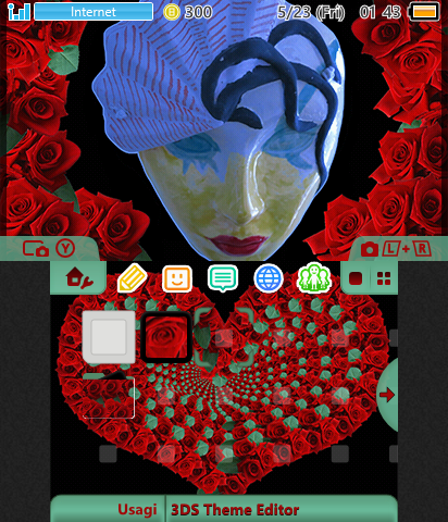 Pretty Flowers and Mask