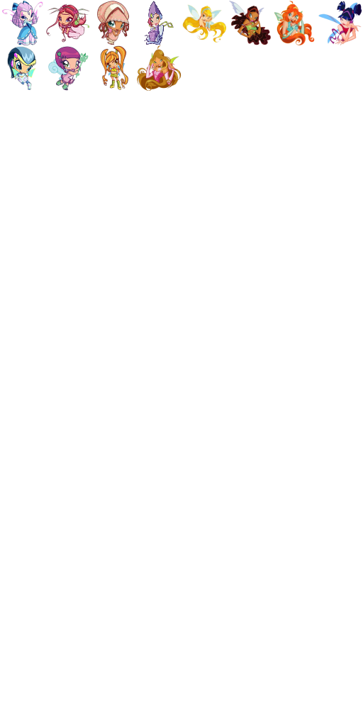 Winx Club and Pixies