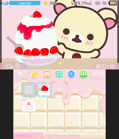 ★korilakkuma strawberry parfait★