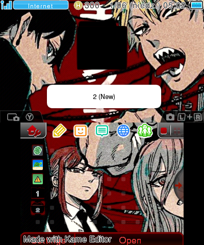 Chainsaw Man dark red