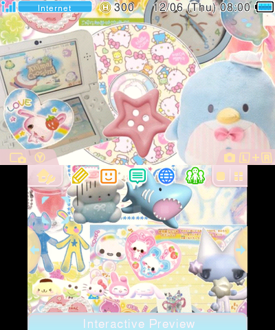 Tuxedo Sam Blue and Pink Theme