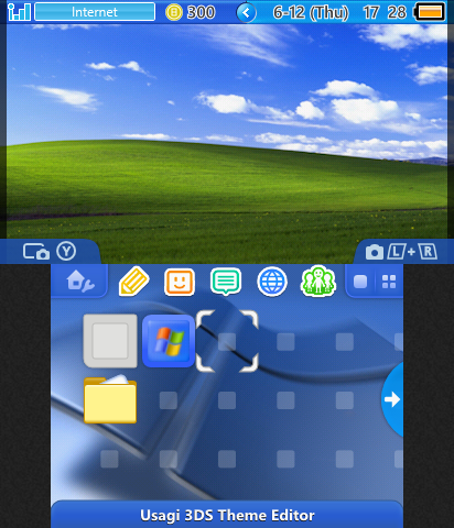 Windows XP Theme.