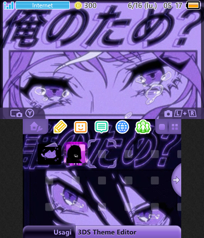 Purple Japanese Crying idk