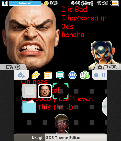 Bad 3DS Theme
