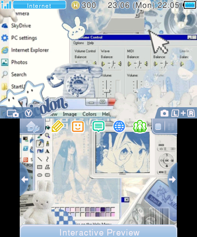 Kawaii Blue Web