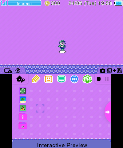 Luigi Floating On An Egg (8-Bit)