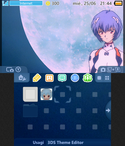 Evangelion - Rei Ayanami Moon