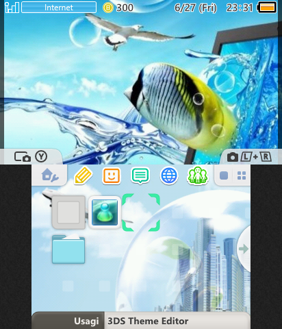 Frutiger Aero 3DS Theme