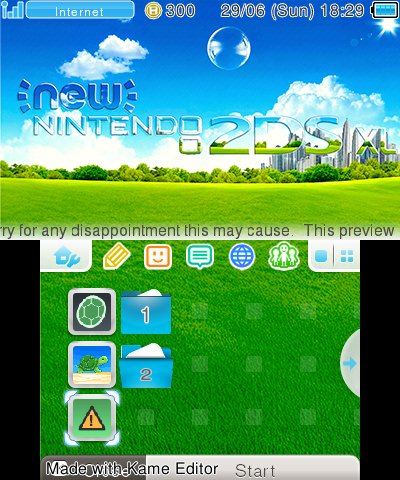 Frutiger Aero 2DS XL Theme