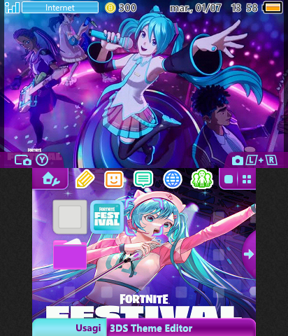 Hatsune Miku x Fortnite