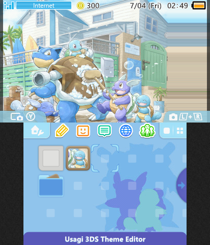 Blastoise Bath Theme