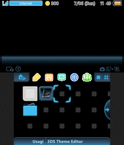 Clean Black Wii Menu Theme v1.0