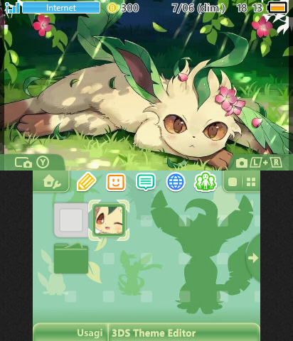 Leafeon wallpaper (Cwavs & BGM)