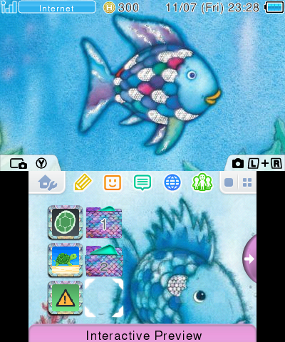 (Scroll Theme!) The Rainbow Fish