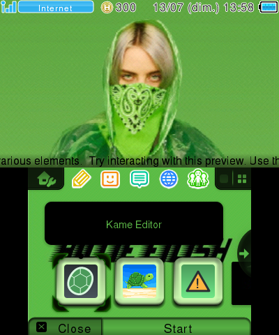 Billie Eilish Green Theme