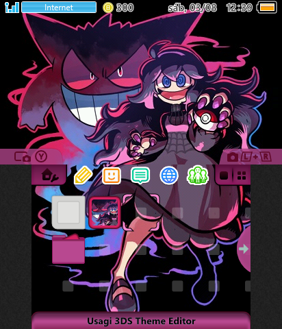 hex manic girl & gengar