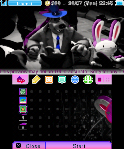 Stylized Sam & Max Theme
