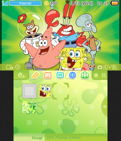 Spongebob green