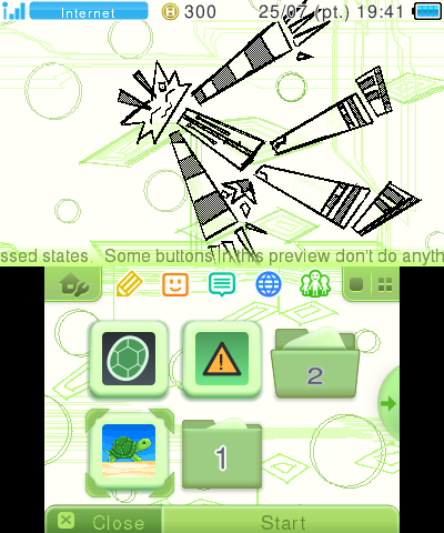 cool green mello theme