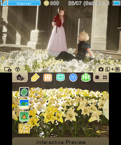 Cloud and Aerith Final Fantasy 7