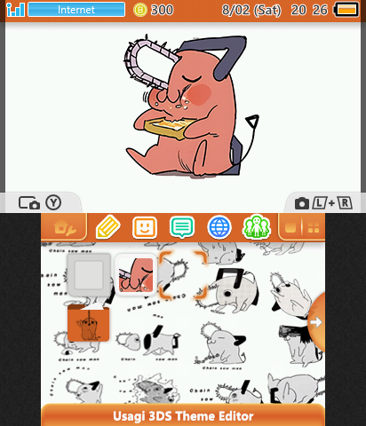 Simple Pochita Eating theme