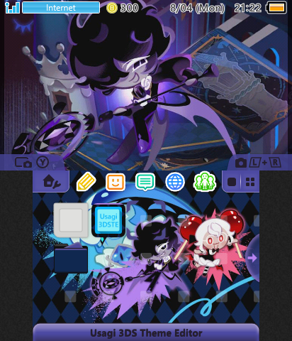 Black Saphire Cookie Theme