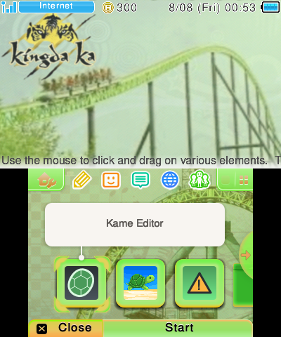 Kingda Ka 3DS Home Theme