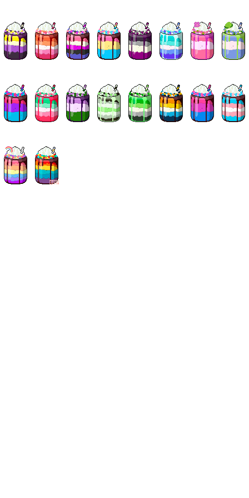 Pride Pixel Milkshakes