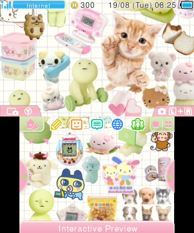 Kitty Pink and Green