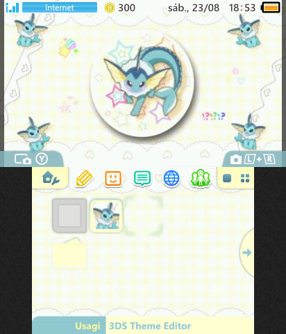 pastel vaporeon theme