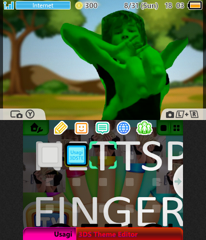 Nettspend Finger Theme