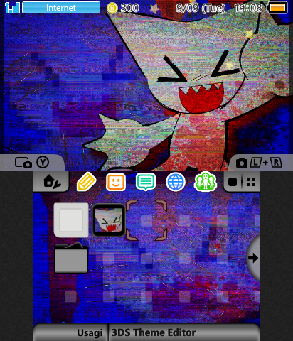 Blue static Femtanyl theme