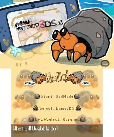 Dwebble Splash - Pokemon