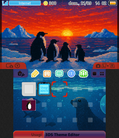 Penguin Sunset