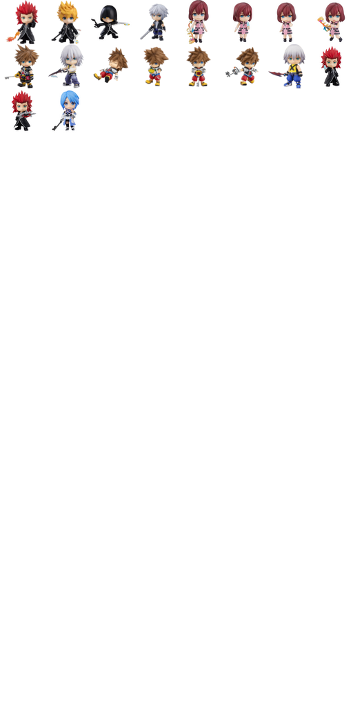 Kingdom hearts nendoroids