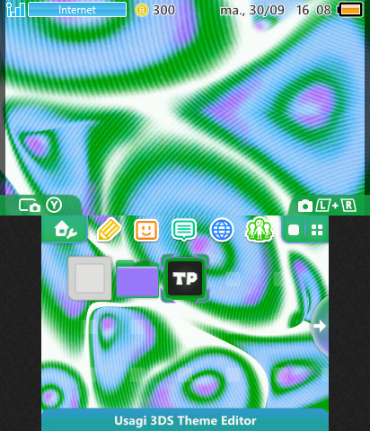 blue and green circles