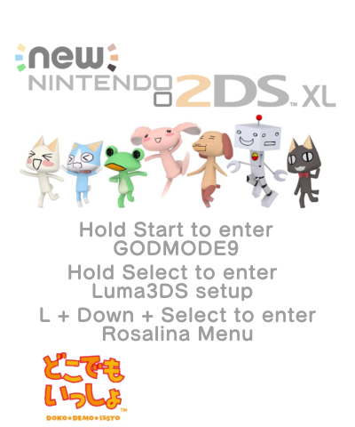 New 2DS Xl Doko Demo Issyo